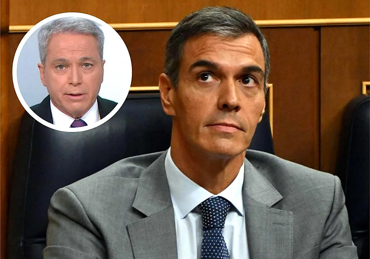Pedro Sánchez y Vicente Vallés en un montaje.